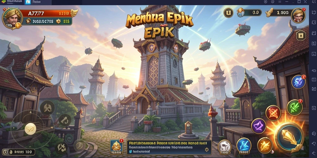 Gameplay menara pertahanan yang intens dan strategis.