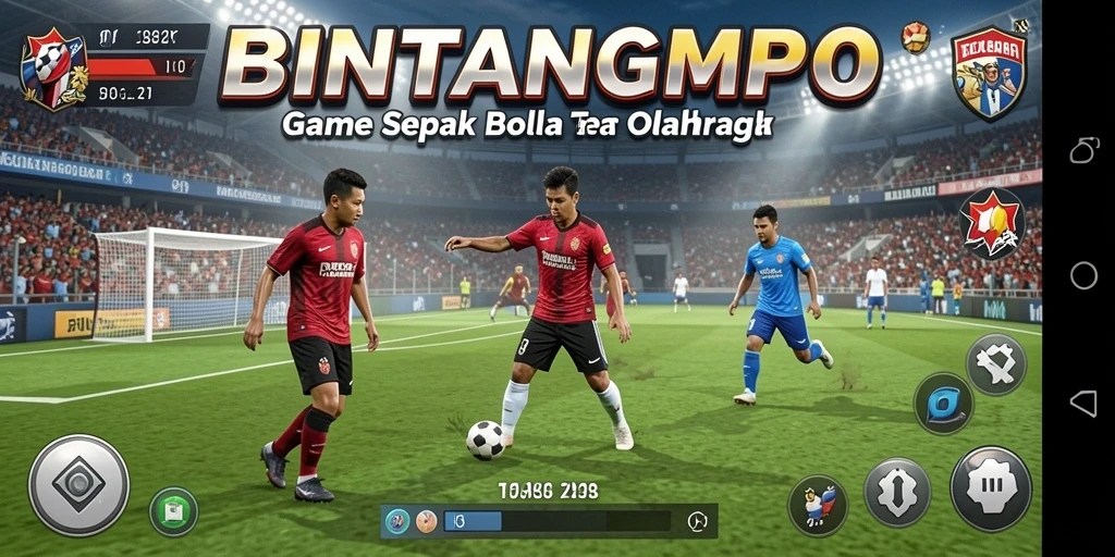 Tampilan gameplay BINTANGMPO yang menegangkan dan mendebarkan.