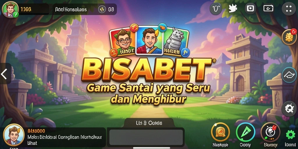 Tampilan gameplay BISABET yang menarik dan penuh warna.