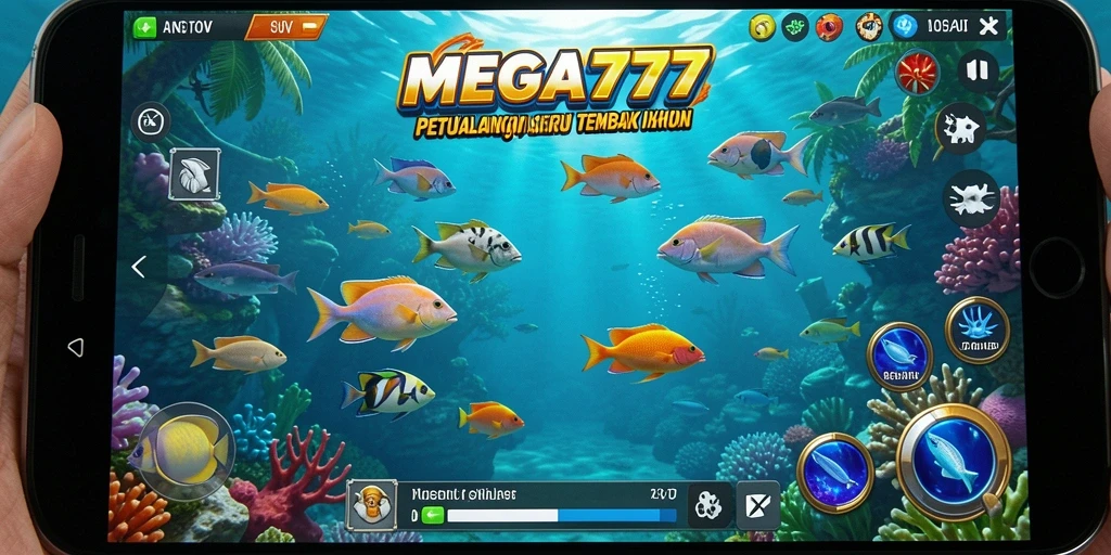 Gameplay MEGA777 yang mendebarkan saat menembak ikan.