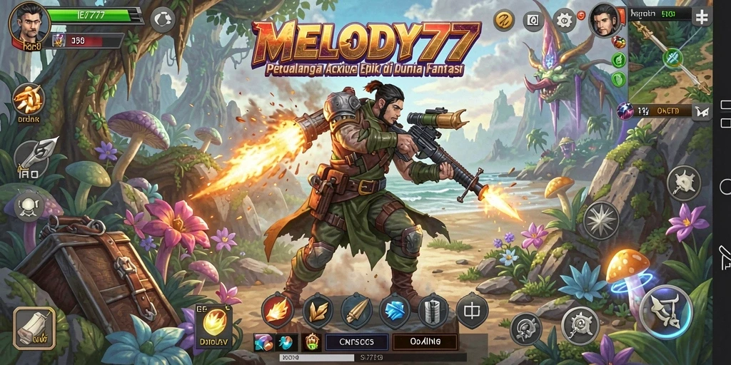 Gameplay seru dan grafis menawan di MELODY77.
