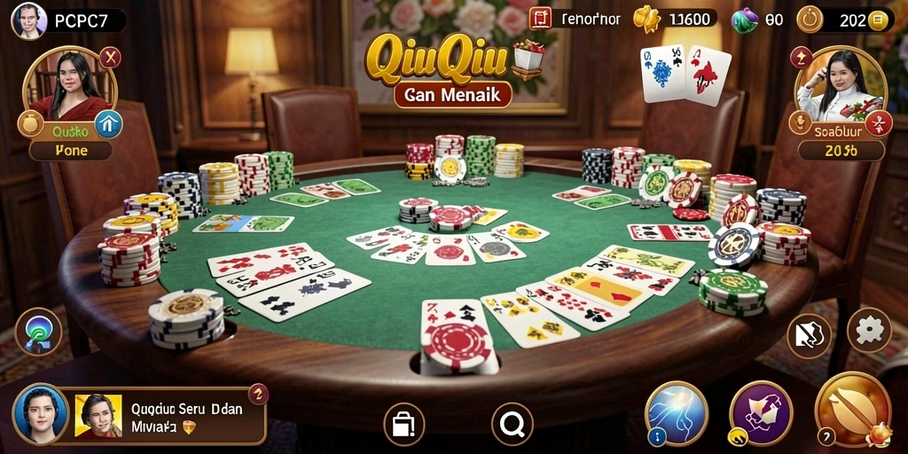 Screenshot gameplay QiuQiu yang menegangkan di PCPC7.
