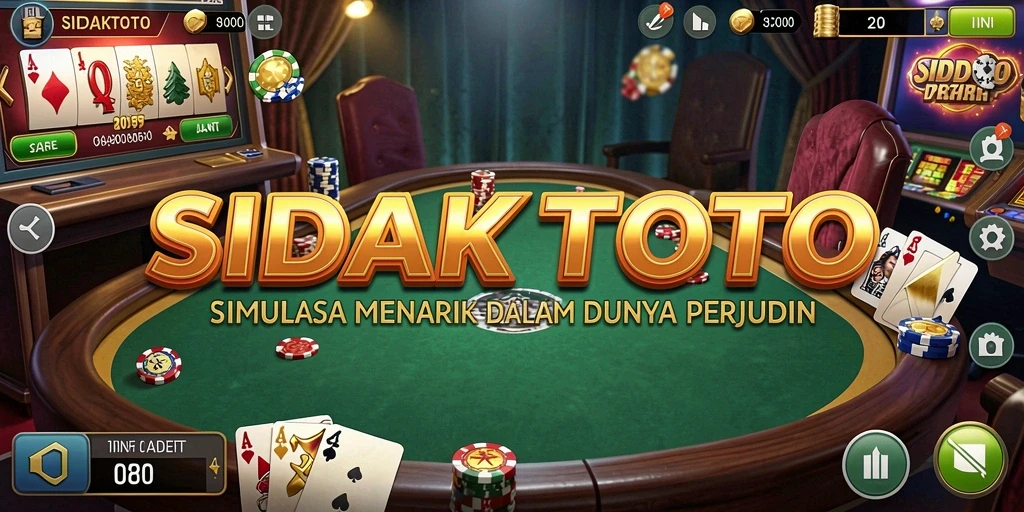 Tampilan gameplay SIDAKTOTO dengan grafik yang menarik dan interaksi yang seru.
